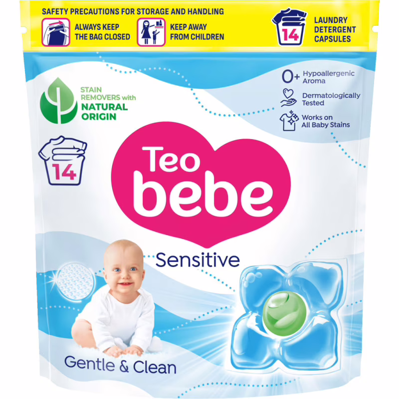 Капсулы для стирки Teo bebe Cotton Soft Сaps Sensitive 14 шт. (3800024045783)