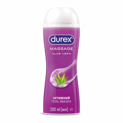 Інтимний гель-змазка Durex Play Aloe Vera з алое вера (лубрикант) 200 мл (4820108005310)