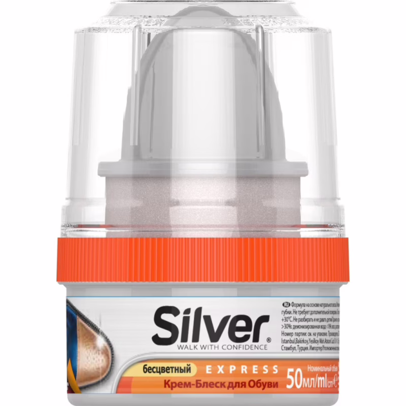 Крем для обуви Silver Express Бесцветный 50 мл (8690757000020)