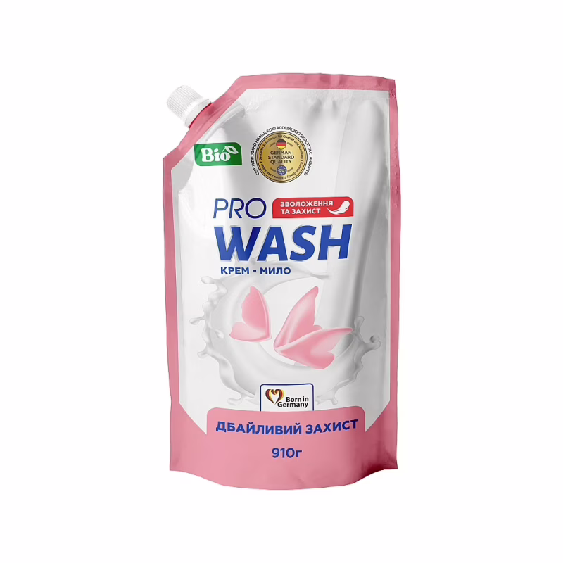Жидкое мыло Pro Wash Заботливая защита Дой-пак 910 г (4823128001089)