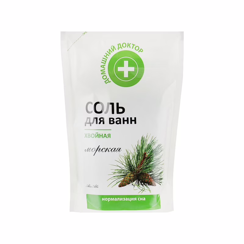 Соль для ванн Домашній Доктор Хвойная 500 г (4823015923395)