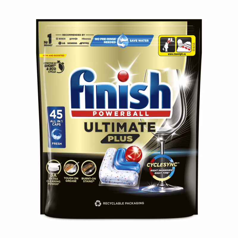 Таблетки для посудомоечных машин Finish Ultimate Plus All in 1 45 шт. (5908252010981)