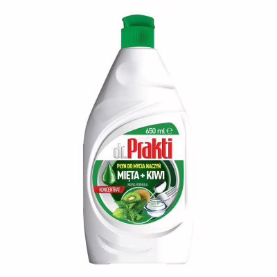 Средство для ручного мытья посуды Dr. Prakti Mieta + Kiwi 650 мл (5903855502673)