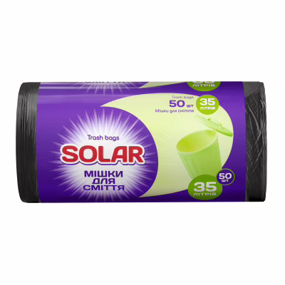 Пакеты для мусора Solar Household 35 л 50 шт. (4820269930049)