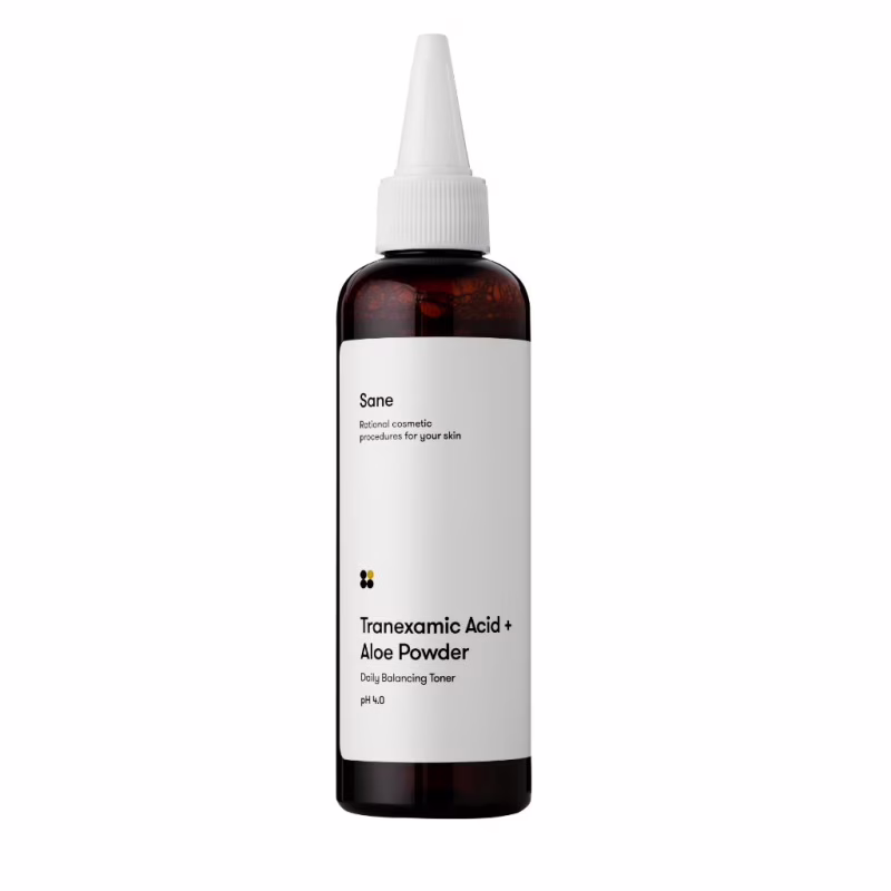Тонік для обличчя Sane Tranexamic Acid + Aloe Powder Daily Balancing Toner Ph 4.0 Балансувальний 100 мл (4820266830908)