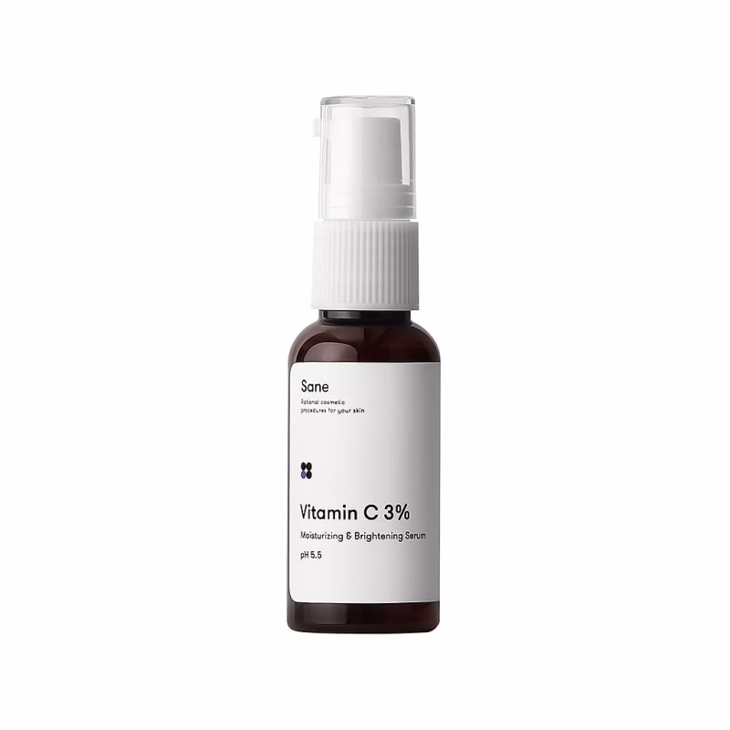 Сыворотка для лица Sane Vitamic C 3% Moisturizing & Brightening С витамином С 30 мл (4820266830489)