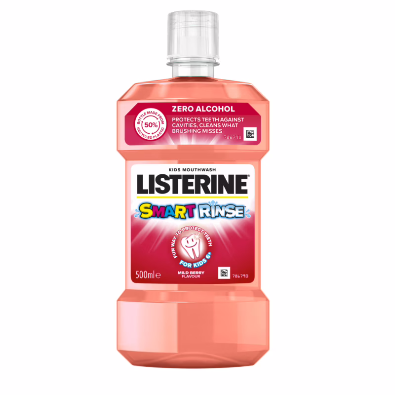 Ополаскиватель для полости рта Listerine Smart Rinse Ягодная свежесть 500 мл (3574661787190)