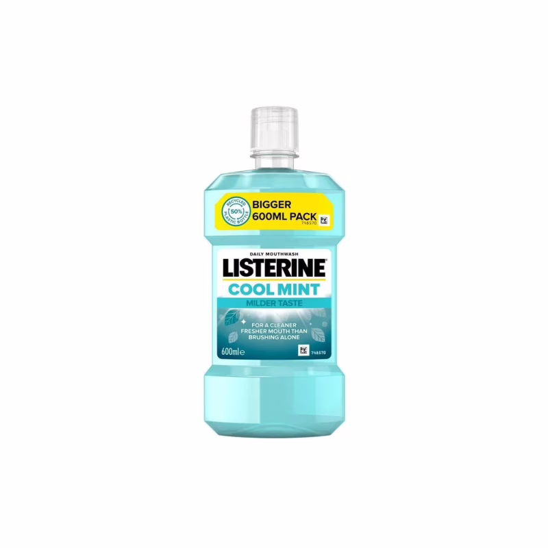 Ополіскувач для порожнини рота Listerine Свіжа м'ята М'який смак 600 мл (3574661566597)