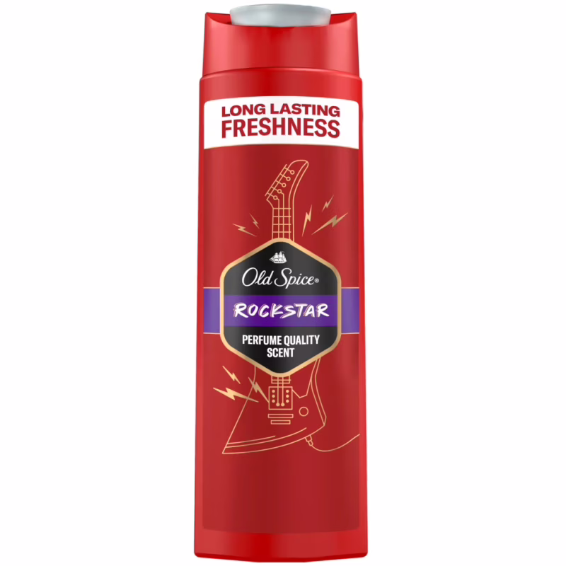 Гель для душа Old Spice 3-в-1 Rockstar 400 мл (8700216232746)