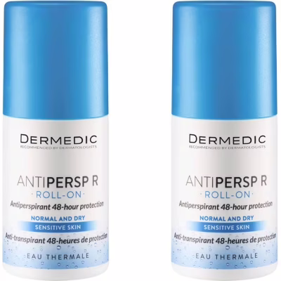 Антиперспірант Dermedic Antipersp R 48-годинний захист 2 x 60 г (5901643176006)