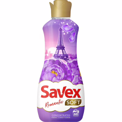 Кондиционер для белья Savex Soft Romantic 1.5 л (3800024048975)