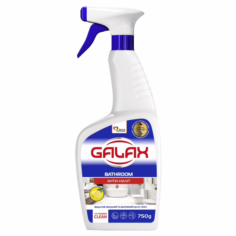 Спрей для чистки ванн Galax das PowerClean Анти-налет 750 г (4823128000747)