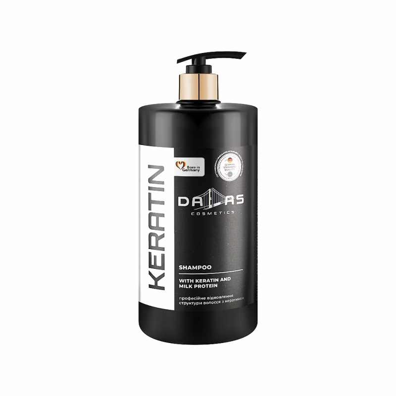Шампунь Dalas Cosmetics Keratin Shampoo З кератином та молочним протеїном 1000 г (4262396141484)