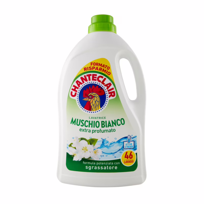Гель для прання ChanteClair Muschio Bianco Білий мускус 2.07 л (8015194532598)