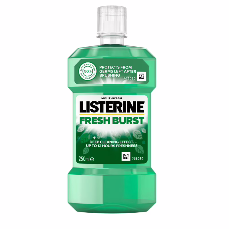 Ополаскиватель для полости рта Listerine Всплеск свежести 250 мл (5010123703431)