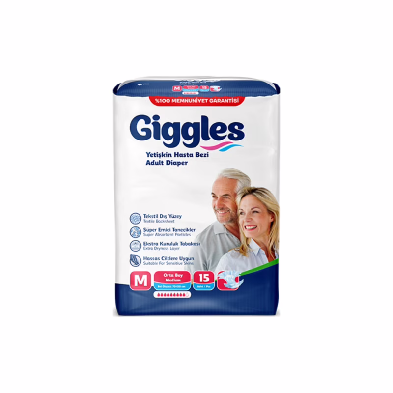 Підгузки для дорослих Giggles Medium 15 шт (8680131204397)