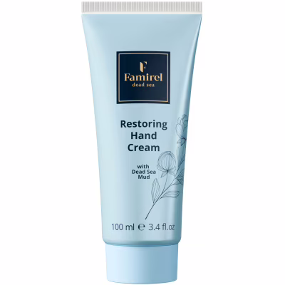 Крем для рук Famirel Restoring Hand Cream Відновлювальний з гряззю Мертвого моря 100 мл (7290114085212)