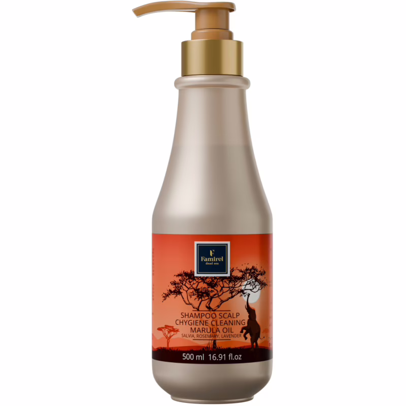Шампунь Famirel Marula Oil С шалфеем, розмарином и лавандой 500 мл (7290114085847)