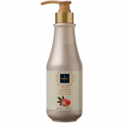 Шампунь Famirel Castor Oil Активний ріст і відновлення 500 мл (7290114085748)