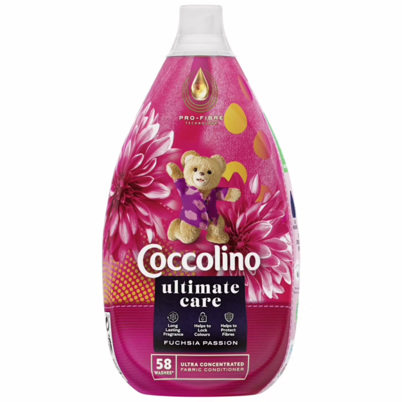 Кондиционер для белья Coccolino Ultimate Care Fuchsia Passion 870 мл (8720181414916)