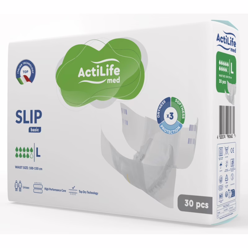 Подгузники для взрослых ActiLife Med Basic L, 30 шт (4820174981662)