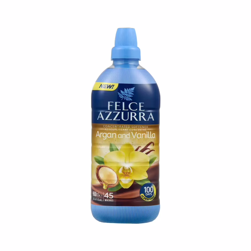 Кондиционер для белья Felce Azzurra Argan & Vanilla Концентрированный смягчитель 900 мл (8001280413346)