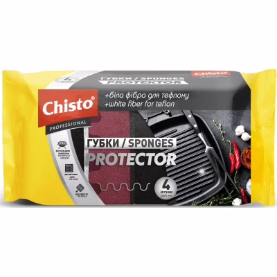 Губки кухонные Chisto Protector 4 шт. (4823098414773)
