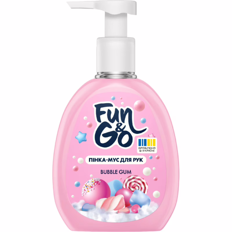 Мило-пінка Fun&Go Bubble Gum 300 мл (4820204701796)