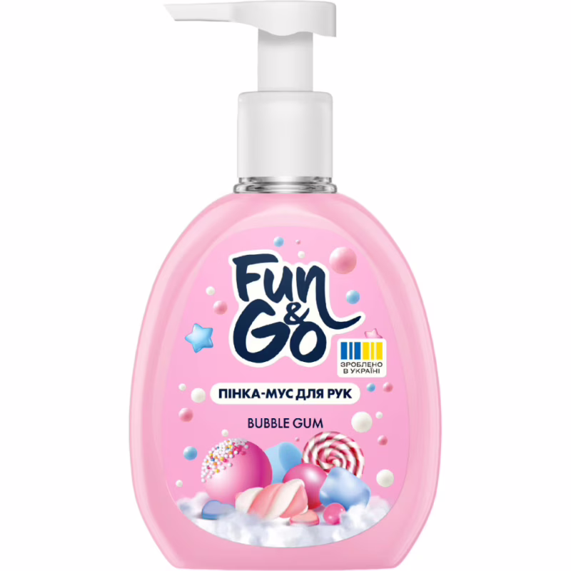 Мыло-пенка Fun&Go Bubble Gum 300 мл (4820204701796)