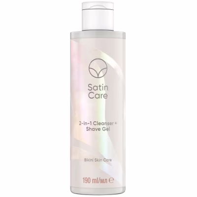 Гель для бритья Satin Care 2-в-1 Очищающее средство-гель для бритья для интимной зоны 190 мл (8001090410887)