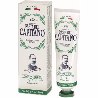 Зубная паста Pasta del Capitano Натуральные травы 75 мл (8002140137402)