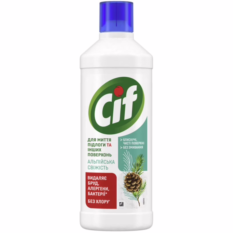 Засіб для миття підлоги Cif Альпійська свіжість 1.1 л (8721201974717)