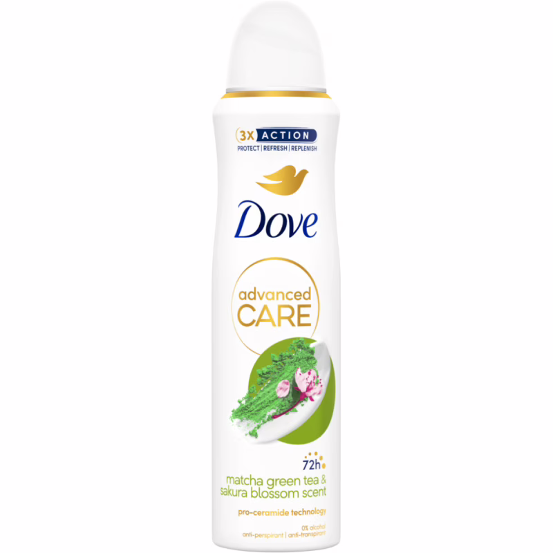 Антиперспірант Dove Зелений чай матча та цвіт сакури 150 мл (8720181291654)