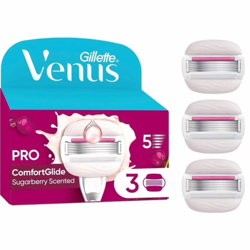 Сменные кассеты Gillette Venus Comfortglide Olay Sugarberry 3 шт. (8700216674164)