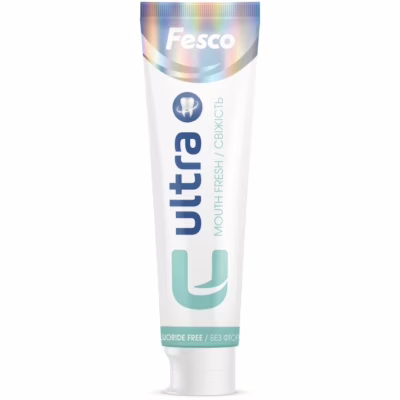 Зубна паста Fesco Ultra Mouth Fresh Свіжість 100 мл (4820204701987)