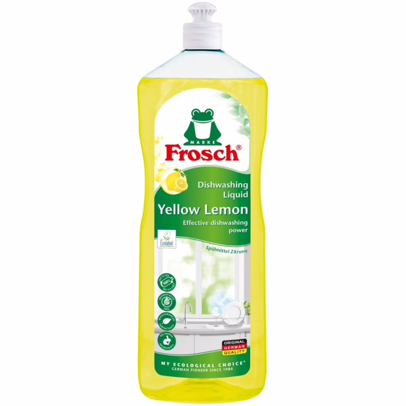 Средство для ручного мытья посуды Frosch Лимон 1 л (4009175965929)