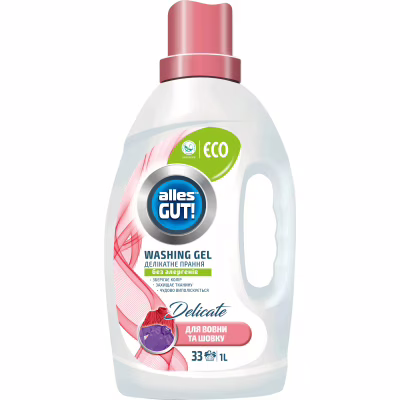 Гель для стирки Alles GUT! Eco Для вещей из шерсти и шелка 1 л (4823051467174)