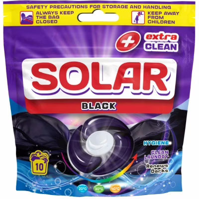 Капсули для прання Solar Household Black Для темних речей 10 шт. (4820269930452)