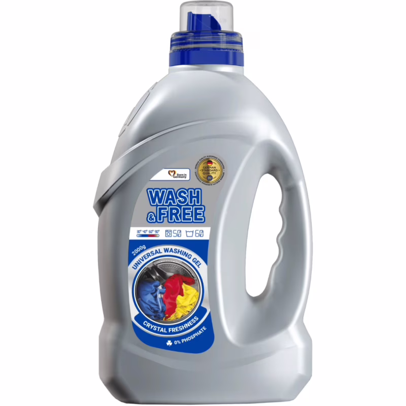 Гель для стирки Wash&Free Универсальный 2 кг (4823128001638)