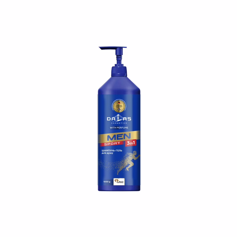 Гель для душу Dalas Cosmetics Sport 3 в 1 Для чоловіків 1000 г (4262396142092)