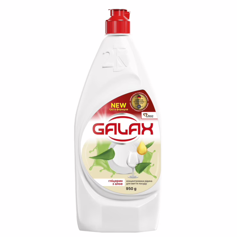 Средство для ручного мытья посуды Galax Глицерин с алоэ вера 950 г (4823128000570)