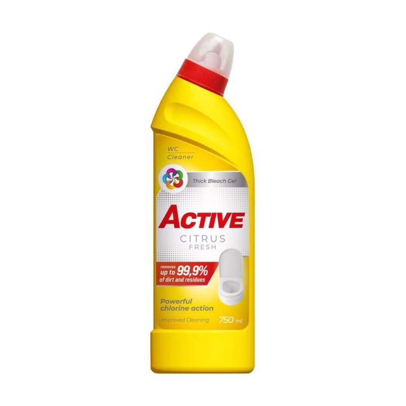 Средство для чистки унитаза Active PR Citrus Fresh С хлором 750 мл (4820196012757)