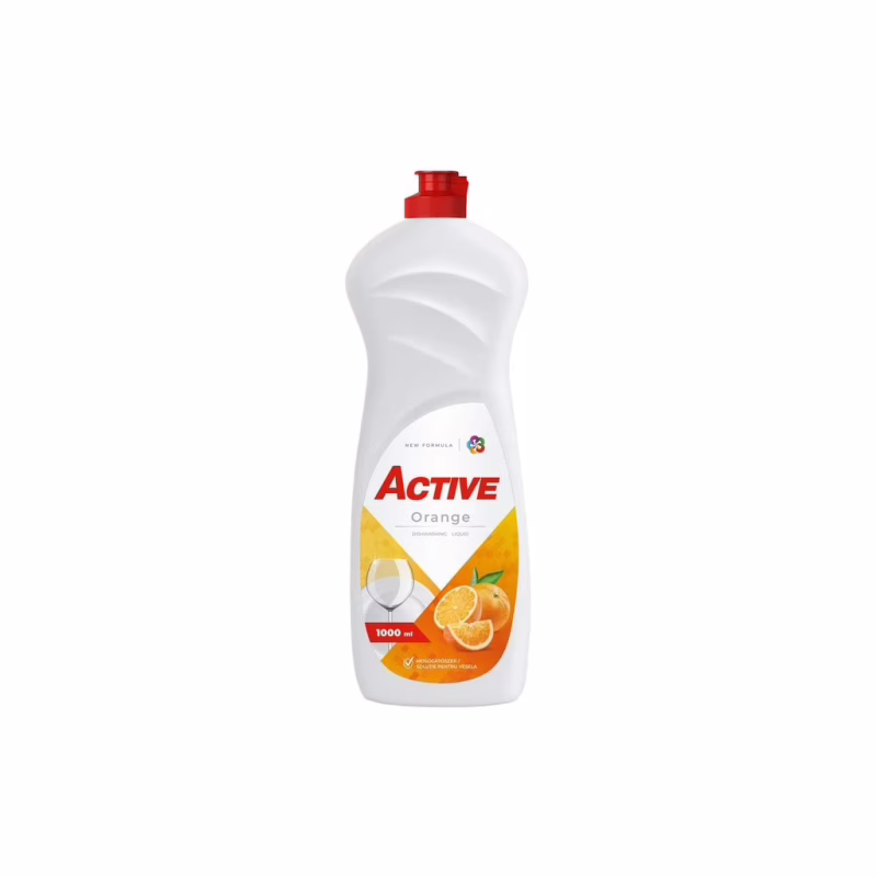 Засіб для ручного миття посуду Active PR Dishwashing Orange 1 л (4820196010395)