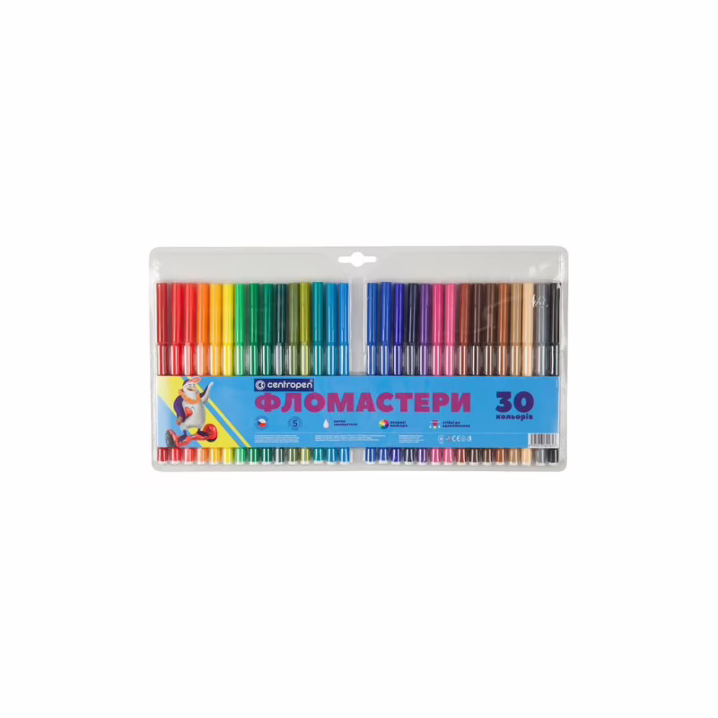 Фломастеры Centropen 7790/30 Washable, 30 colors (7790/30 ТП)