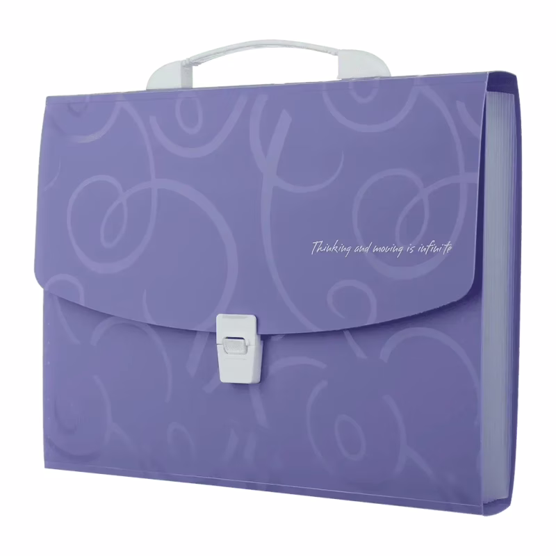 Папка - портфель Buromax A4/35мм, BAROCCO, violet (BM.3719-07)