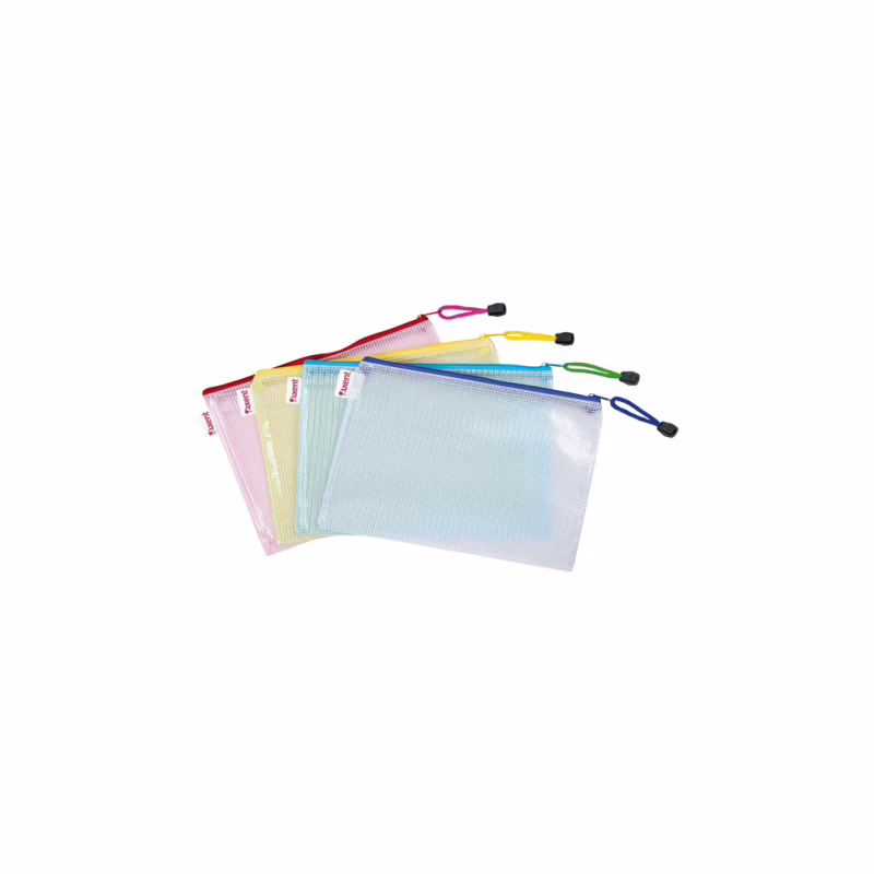 Папка на молнии Axent А4, transparent, assorted colors (1406-00-А)