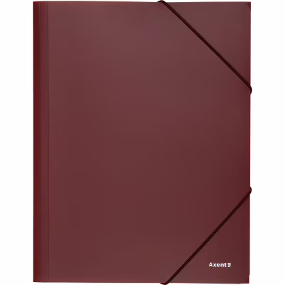 Папка на резинках Axent A4 500 мкм burgundy (1508-04-A)