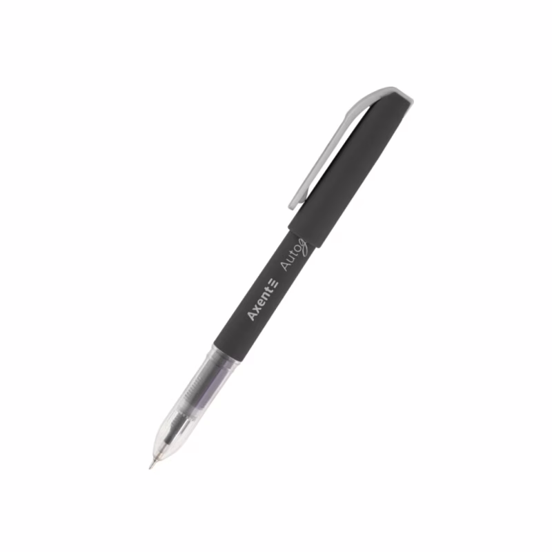 Ручка гелевая Axent Autographe 0.5 мм Чёрная (AG1007-01-A)