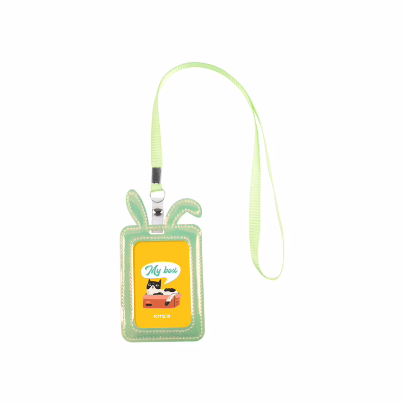 Бейдж Kite Bunny, с голографическим эффектом, зеленый (K22-449-03)