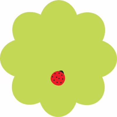 Бумага для заметок Axent с клейким слоем Flower 70х70мм, 50 листов (2444-05-A)